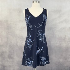 Knapp Studio Women Dress Small Floral Sleeveless Resort Preppy Tennis Clean Girl