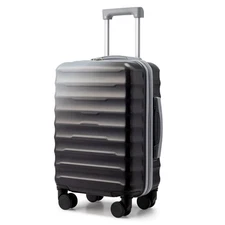 Carry on Luggage 22x14x9 Airline Approved for Travel Business Gradient Grey