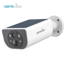 Wansview 2K Wireless Outdoor Solar Security Camera System AI Motion Detection