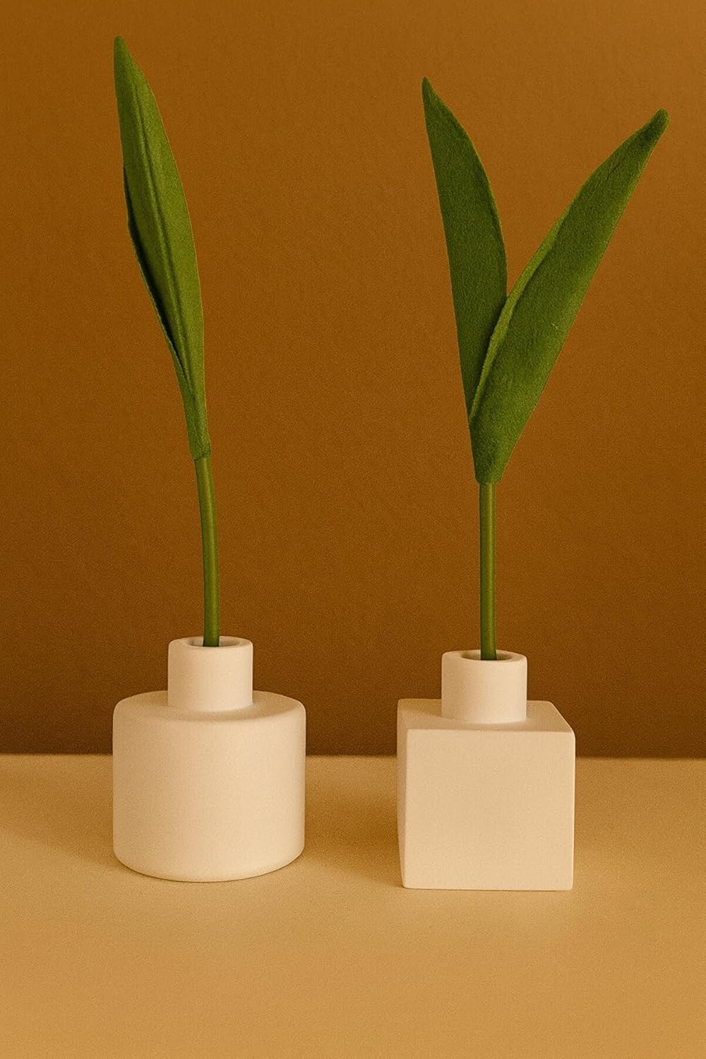 Multicolor Minimalist Concrete Vases - Perfect for Modern Home Aesthetics
