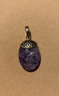 Charoite And Sterling Silver Pendant , 925 China — photo 3