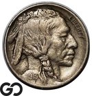 1913 Buffalo Nickel, Type 1, Strong Full Horn