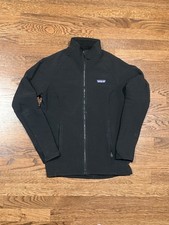 Patagonia R Series Black Full Zip Grid Fleece Jacket Women s Small