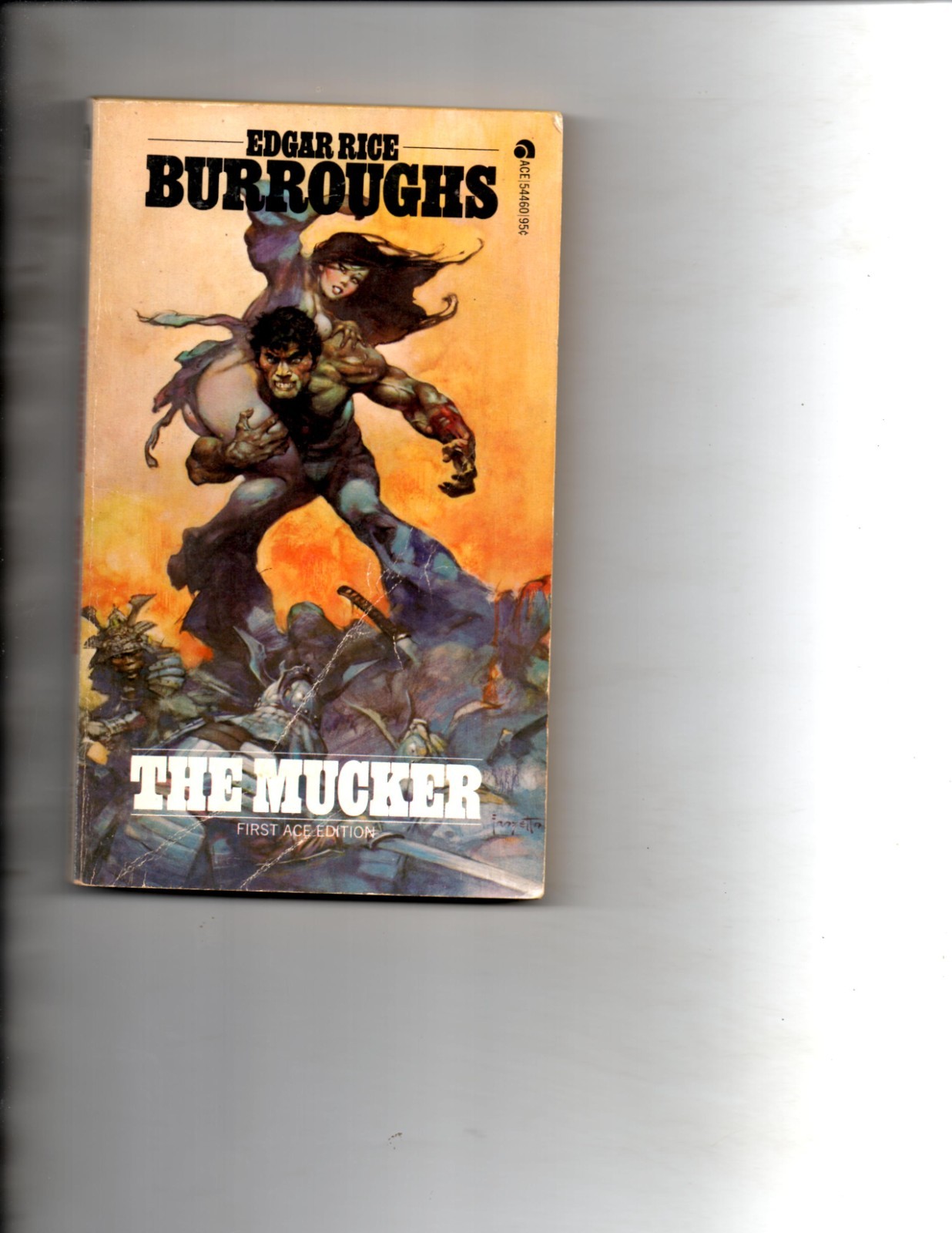 The Mucker Edgar Rice Burroughs 1st Ace Edition 1974 Paperback Frazetta Art