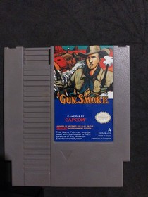 Gun Smoke Nintendo NES PAL A Mattel UKV Used Only Cartridge