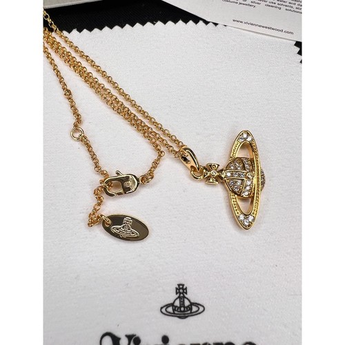 Vivienne Westwood Minibus Relief Necklace Unisex Adjustable 54cm New - Picture 2 of 5