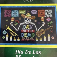 Day Of The Dead Cross Stitch Chart By Glendon Place
