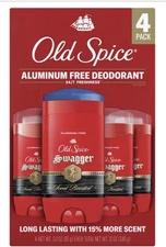 Old Spice Swagger Scent Boosted Aluminum Free Deodorant, 3 oz, 4-pack