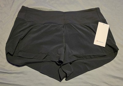 Lululemon Speed Up HR Short 2.5'' *Mesh Vent Size XL Black New