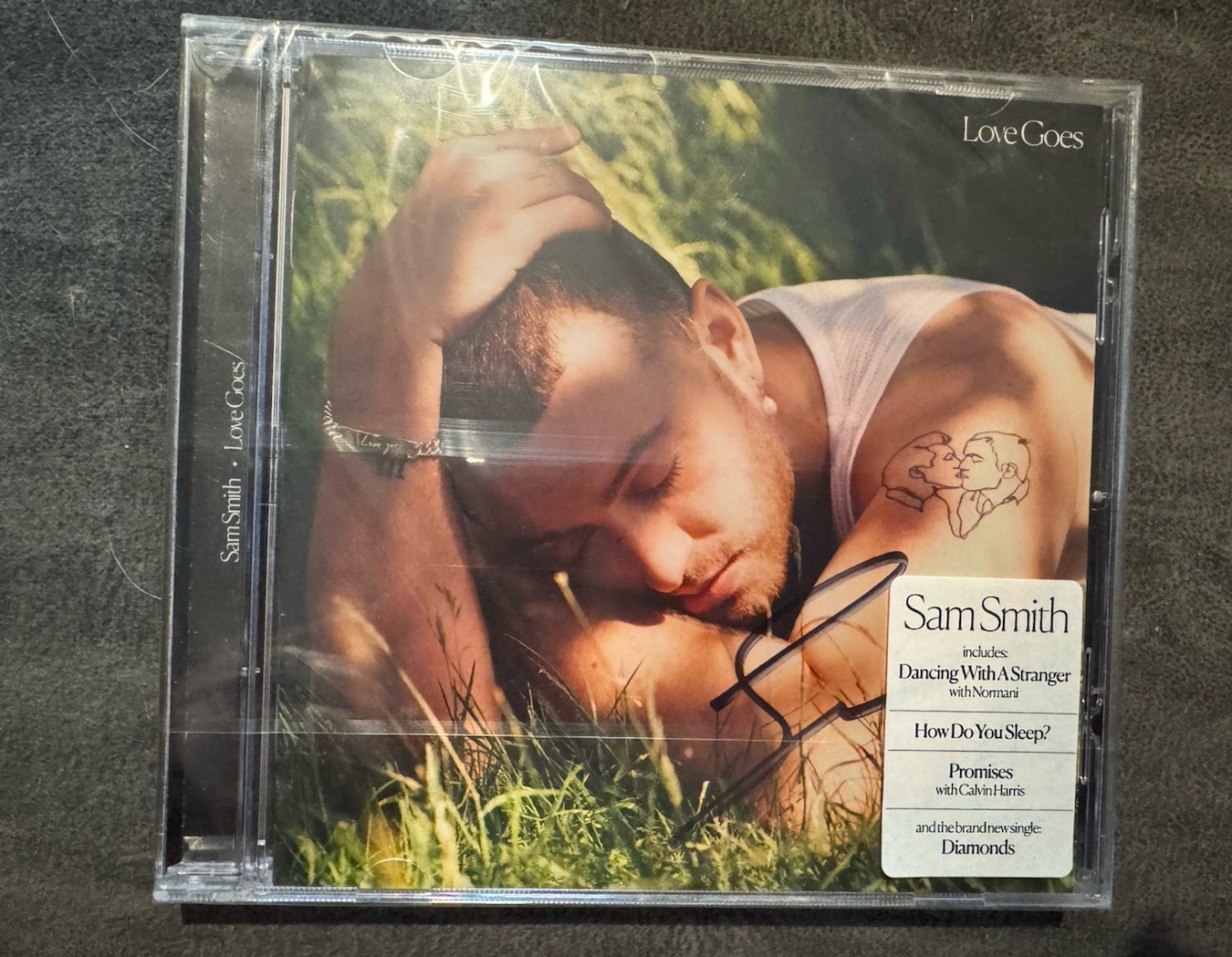 SAM SMITH Signed Autograph CD LOVE GOES Autographed RARE NEW SEALED