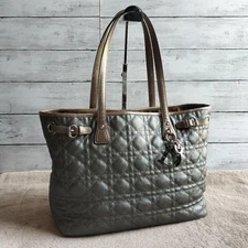 Christian Dior Tote Bag Panarea Cannage Charm Leather  used