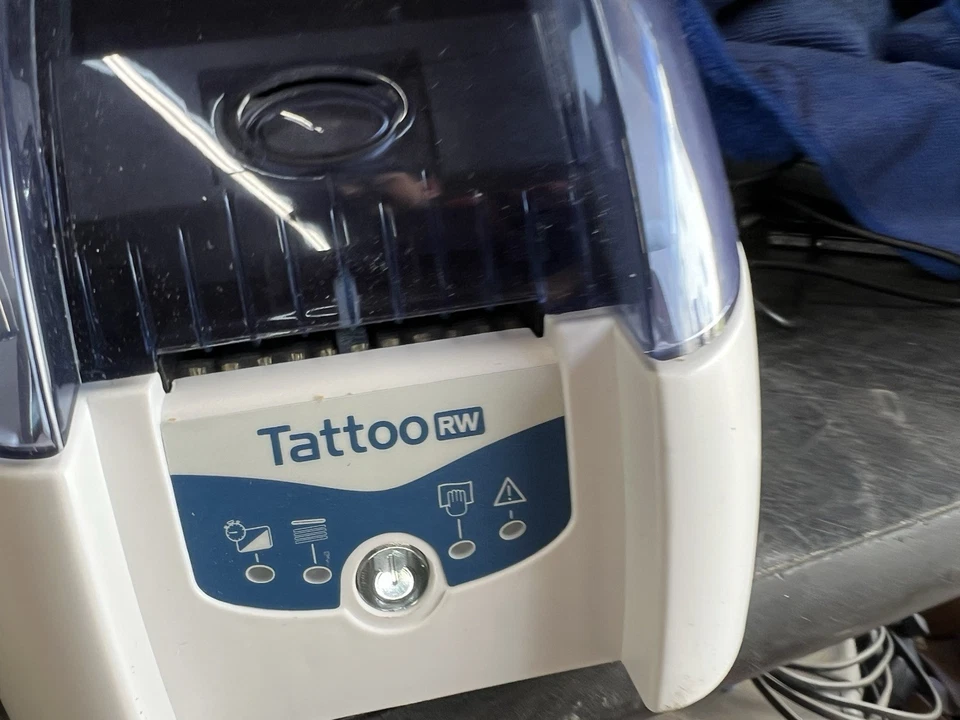 EVOLIS Tattoo Rewrite RW 2 ISO MAG 300 DPI ID Card Printer USB Network  UNTESTED - Image 2 of 4