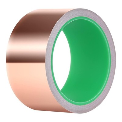 Copper Foil Tape with Conductive Adhesive for Guitar & EMI Shielding (2 x 33)