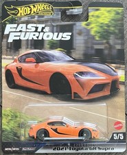 Hot Wheels Premium Fast Furious 2021 Toyota Gr Supra 55 New 2025 Hot Wheels Premium Fast Furious 2021 Toyota Gr Supra 55 New 2025