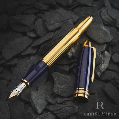 Montblanc Solitaire Ramses II Lapislazuli Le Grand Fountain Pen ID