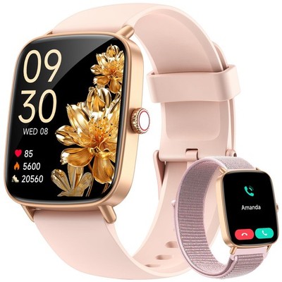 Smart Watch for Women, 1.85'' HD AMOLED Fitness Tracker (Answer/Call) with 24/...
