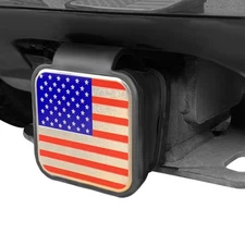 2 Inch Trailer Hitch Cover Dust Proof Cap Logo for Square Receiver Tube