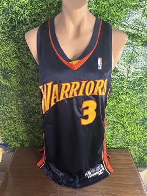 2002-03 Golden State Warriors #3 Bob Sura Navy Reebok Jersey Size 46+2