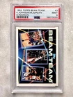 1992 Topps Beam Team K. Johnson Michael Jordan Dennis Rodman Card #3 PSA 9 MINT