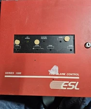 used ESL-1500 Fire Alarm Control Panel Board with Transformer & Resistors. 