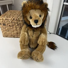 Charlie Bears Queen's Beasts Goliath RARE jointed Lion + Key HTF Limited Edition