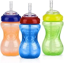 No Spill Sippy Cup with Flex Straw