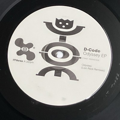 D-Code - Odyssey EP - IT 12'' EP Promo 1993 UK - IT three