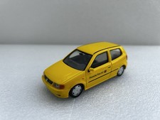 Herpa 1:43 VW Volkswagen Polo 6N Post Werbemodell Gelb 1:43 Modellauto Postauto