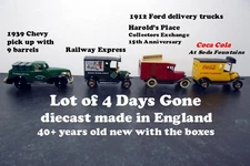 Lot of 4 1980s Lledo Days Gone advertising trucks N.I.B.