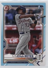 2021 Bowman Prospects Sky Blue Border 308/499 Adinso Reyes #BP-21 3f4