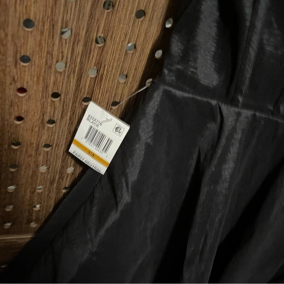 Elegant Black Strapless Dress B. darlin size 3/4 stunning new - Image 3 of 4