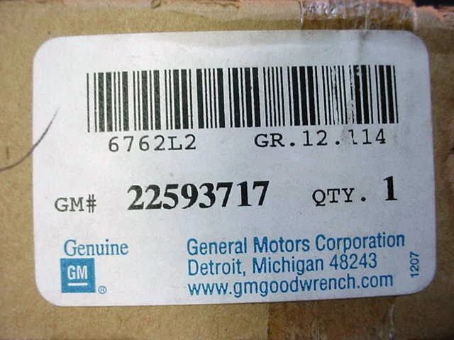 Moldura Decoración Lateral Exterior NEGRO LH Trasero OEM GM 22593717 Pontiac SUNFIRE 1995-05 Foto 4 de 4