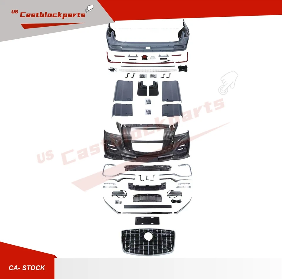 Kit de carrocería de parachoques completo de actualización para Mercedes-Benz Sprinter 2500 W906 2014~2019 Foto 2 de 4