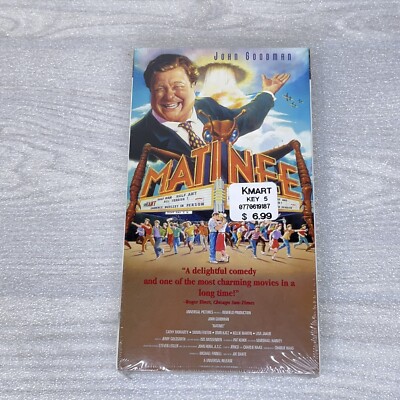 Matinee (VHS, 1998) John Goodman Cathy Moriarty Goodtimes New NOS SEALED!