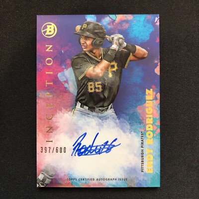 2021 Bowman Inception-Endy Rodriguez Auto /600 #PA-ER