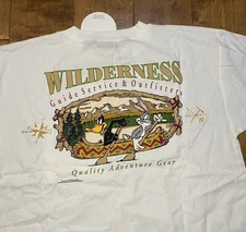 Vintage Impact Looney Tunes Wilderness shirt mens Lg 1994 Sun Sportswear read