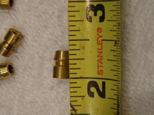 (8) ‘NOS’ Spark Plug Terminal Nuts.....8/32” Brass Spark Plug Terminal Nuts - Picture 12 of 12