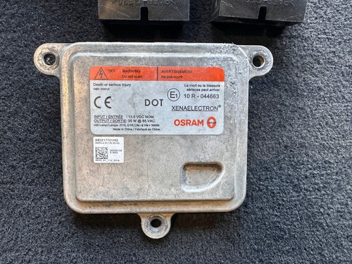 17-19 Genesis G90 Headlight Ballast Control Module Unit Tabs Caps Bulb Xenon RH - Picture 2 of 6