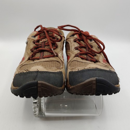 Merrell womens 9.5 Leather Mesh Hiking Shoes Dark Earth Brown J24346 NO INSOLES - Picture 5 of 14