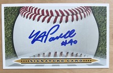 Holden Powell Signed 3x5 Baseball Card Autographed Auto Washington Nationals