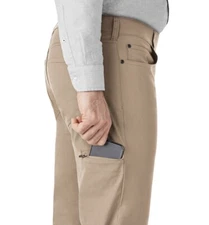 DENALI UPF 50 Travel Pants Stretch  Khaki 40/30 Straight Fit  NEW