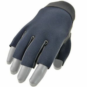 Black Biker//Cycling Stretch Gloves S-2XL Black Fingerless Neoprene Gloves