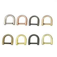 10 15 mm Detachable Bag Clasp Openable Screw D Ring Buckle Strapping Handbag C