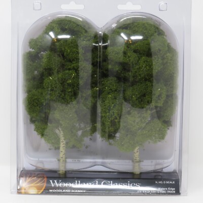 Woodland Classics 3539 Waters Edge Trees 8'' - 9'' Scenery N HO O Scale Trains