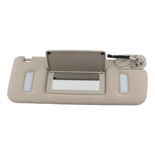 Fits 07-14 Avalanche Silverado Sierra Tahoe Suburban Sun Visor Gray Passenger RH - Picture 3 of 11