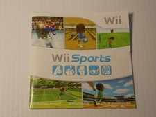 Wii Sports Instruction Booklet ONLY Nintendo Wii Original Video Game Manual