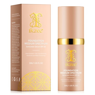 SPF 50 Sonnenschutz Sonnencreme  Foundation Gesicht UV-Schutz Anti-Aging Serum