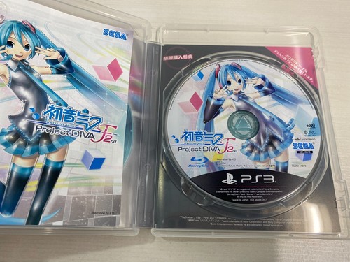 USED S1 2 Set F/S PlayStation 3 PS3 Hatsune Miku Project DIVA F + 2nd Japanese - Picture 7 of 12
