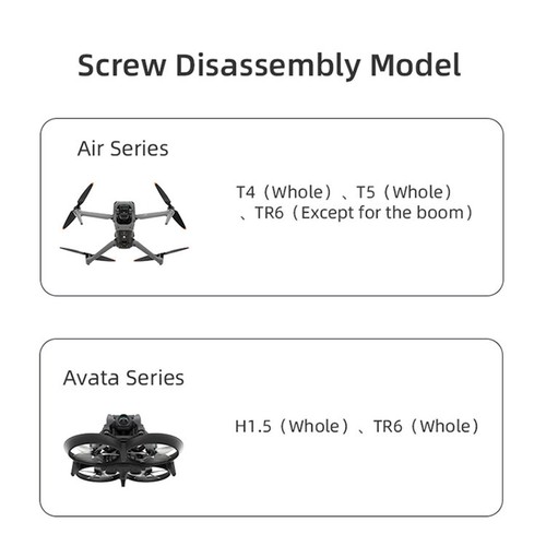 Precision Screwdriver Repair Tool Kit For DJI Drone Air 3 /AVATA/MINI 4/3 PRO - Photo 14 sur 18