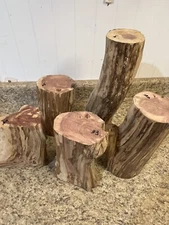 Eastern Red Cedar Wood Lathe Turning Material for Craft Projects 5 Pieces